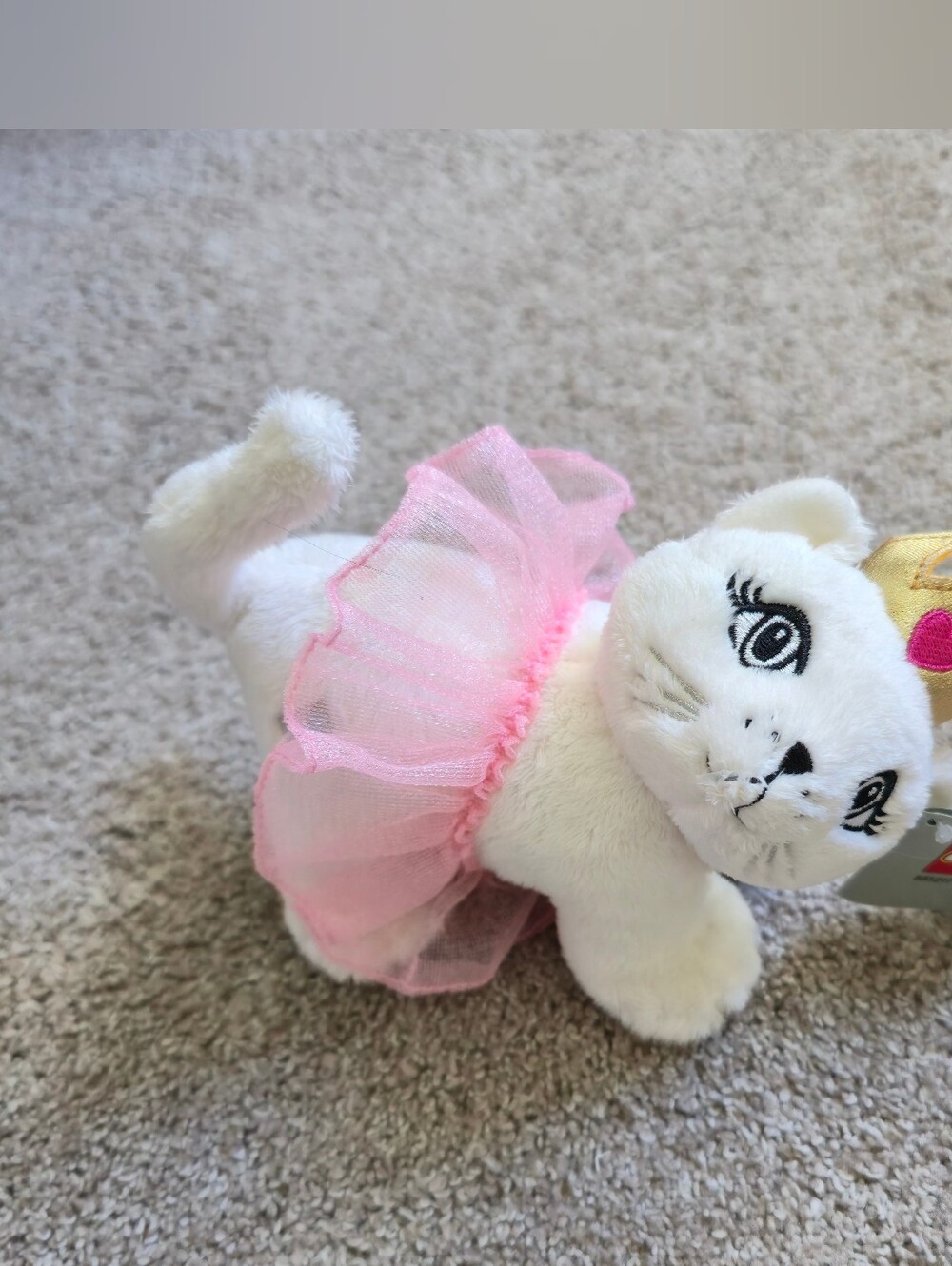 Lego White Plush 6" Cat Princess With Pink Ballerina Skirt Mint WIth All Tags